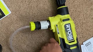 RYOBI  ONE + EZ Clean 600 Psi, power cleaner tool only unboxing