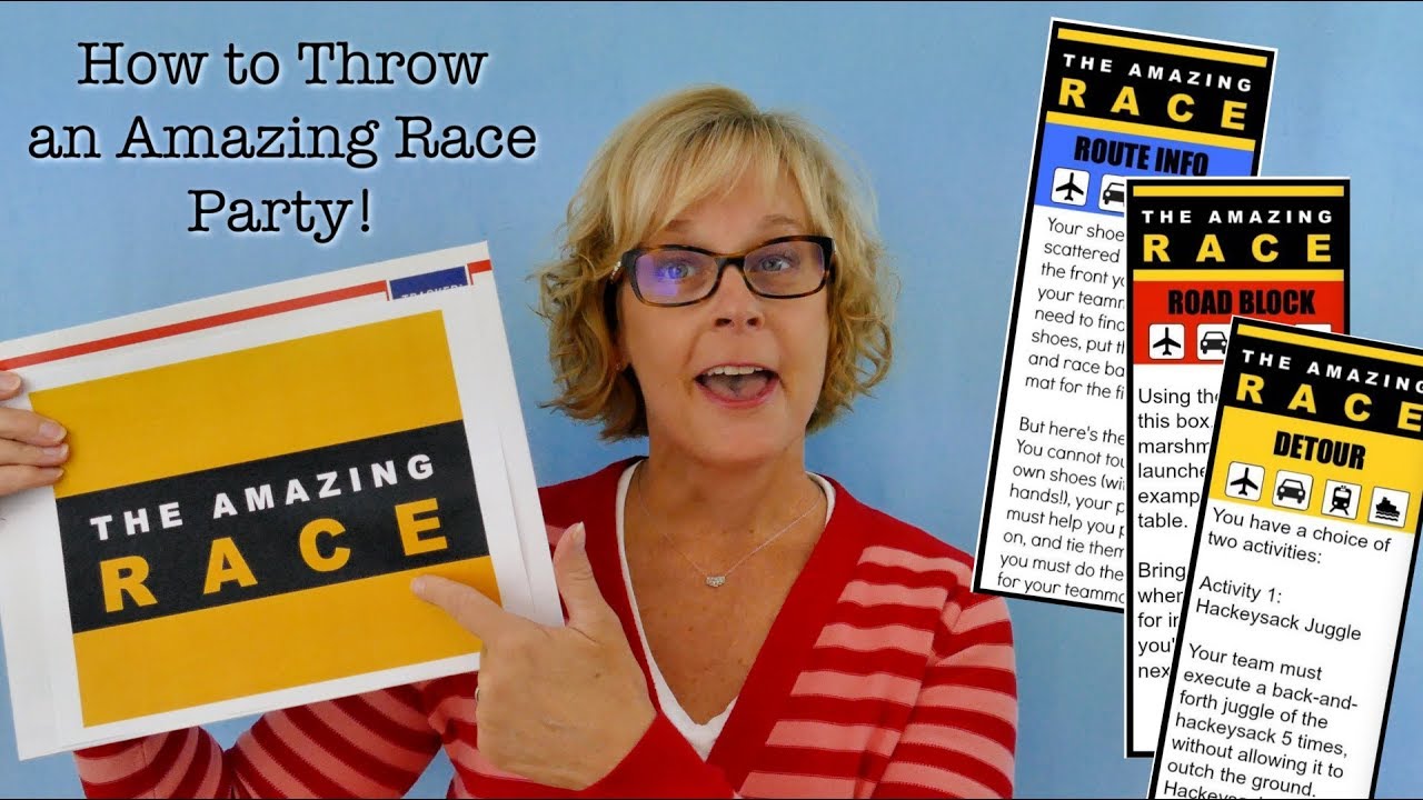 How To Host An Amazing Race Party Youtube