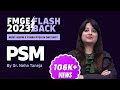 Psm made easy  fmge imp pyqs for the last 5 years with dr neha taneja