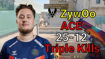 CS2 ZywOo FACEIT 25-12 ACE (dust2) POV | 2025/02/01 | #cs2 #pov #demo