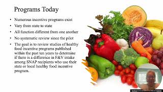 The Impact of Healthy Food Incentives Among SNAP Recipients: A Systematic Review