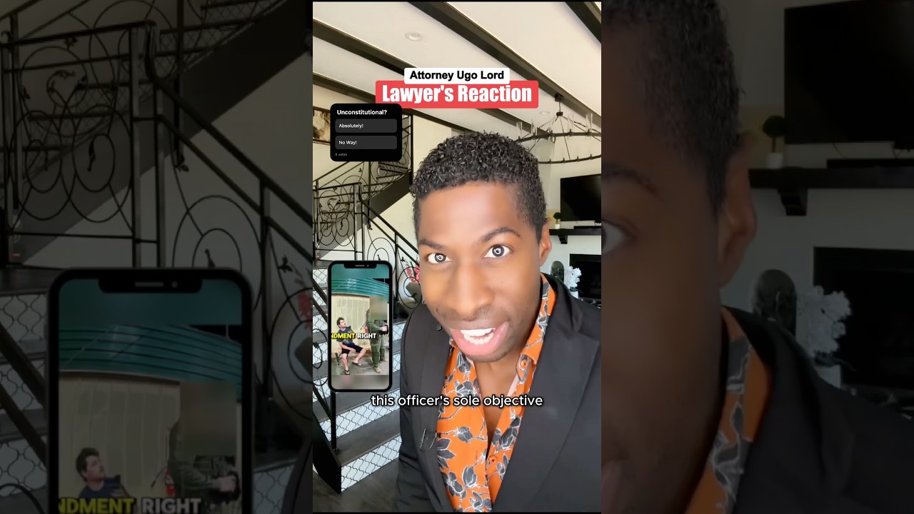 Officer Blocks Driver From Recording K-9 Sniff — Constitutional? Attorney Ugo Lord Reacts!