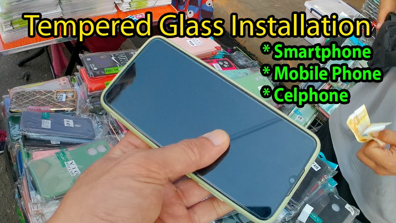 How to replace tempered glass Replacement Smartphone Celphone Paano