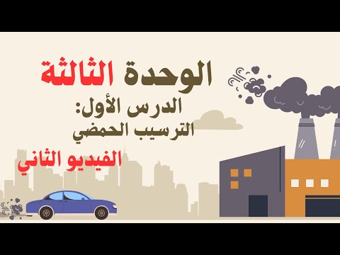 الوحدة الثالثة 2 الأسئلة المهمة في الدرس الأول الترسيب الحمضي العلوم البيئية للصف الثاني عشر