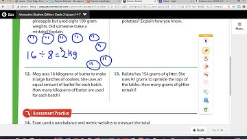 Measuring mass word problems
