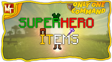 SuperHero Items command - minecraft only one command [1.8]