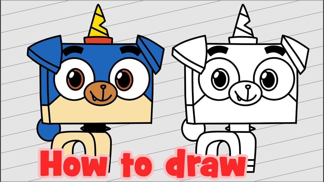 pic Drawing Puppycorn Unikitty how to draw puppycorn from unikitty lego
