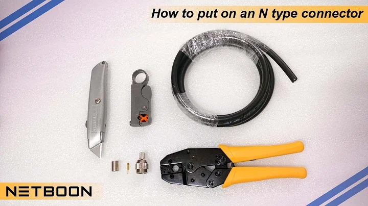 How to Use Crimping Tool for RG 58, 8, lmr 200, 400 Coaxial Cable | How to put on N type Connector