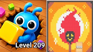 Food Hunt: Pixel Puzzle Level 209 Walkthrough Solution 