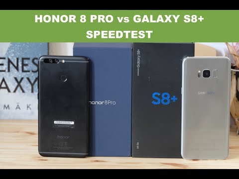 Honor 8 Pro vs Galaxy S8+ : speedtest !