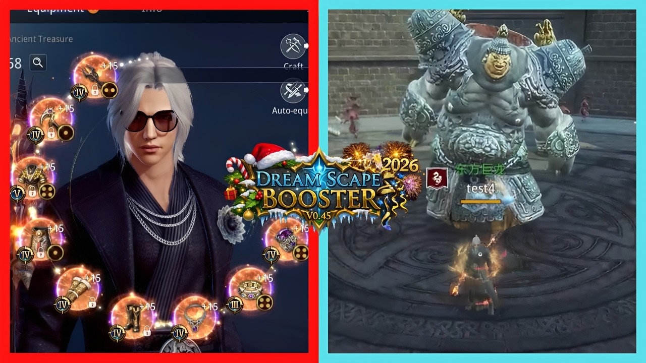 [Test Server] NEW WORLD BOSS BUDDHA MONK! NEW BW SERVERS MARCH 7TH! - DREAMSCAPE BOOSTER #mir4