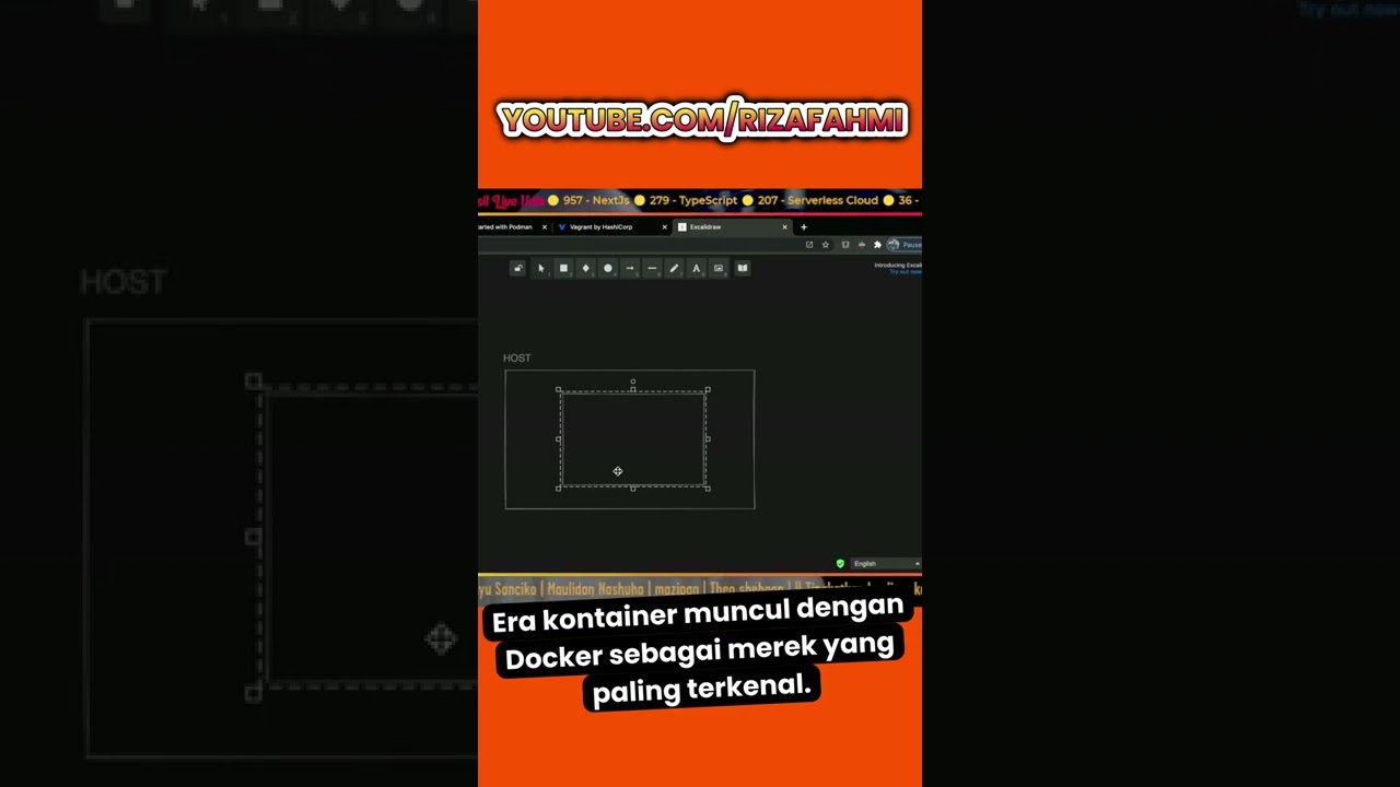 Cuplikan video: Akhirnya sampailah kita ke era #kontainer dan #docker sebagai merk yang paling populer. #shorts