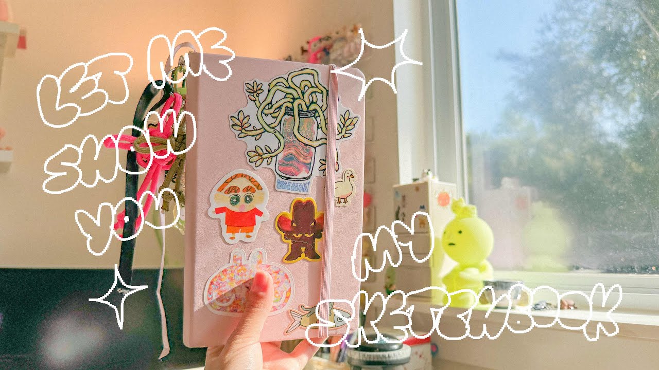 sketchbook tour! (i haven't finished a sketchbook in years)