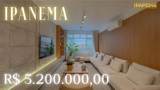 IPANEMA RJ | APARTAMENTO DE LUXO EM IPANEMA PORTEIRA FECHADA 4 SUÍTES QUADRA DA PRAIA