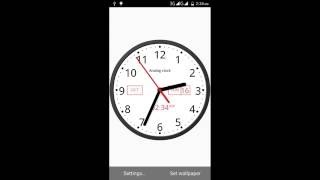 Analog clock widget screenshot 2