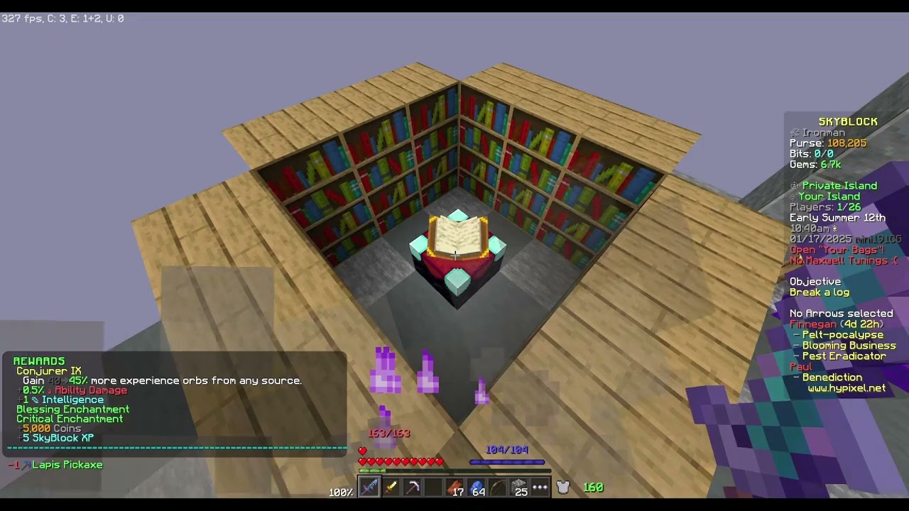 Lapis Gear & Armor Upgrades! | Hypixel Skyblock Hardcore Ironman Ep. 2 (Survey Concept)