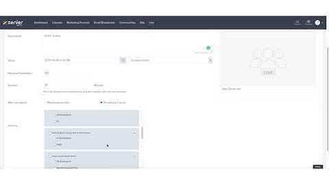 How to set up Class / Webinar in zenler?
