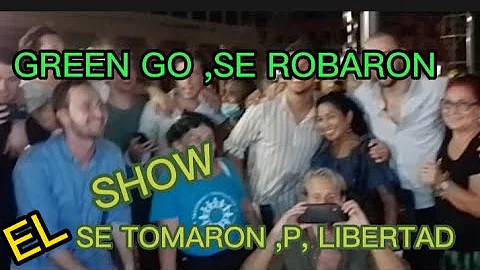 GREEN GO ,SE ROBARON EL SHOW ,SE TOMARON LA PLAZA ...