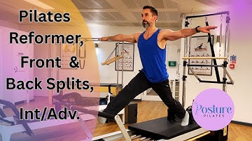 Pilates Reformer, Front & Back Splits, Int/Adv