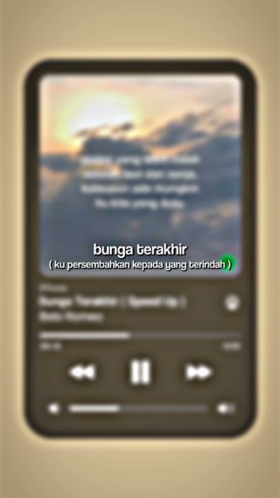 #story |bagian 22| BUNGA TERAKHIR -beby Romeo #storywa #sadvibes #liriklagu #galaubrutal