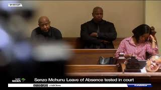 Senzo Mchunu leave of absence legality tested in court