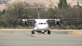 Watch this Air New Zealand ATR 72 Arrive Into Blenheim Airport on a nice summer day!