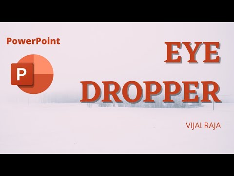 How To Use Eye Dropper Tool In Powerpoint