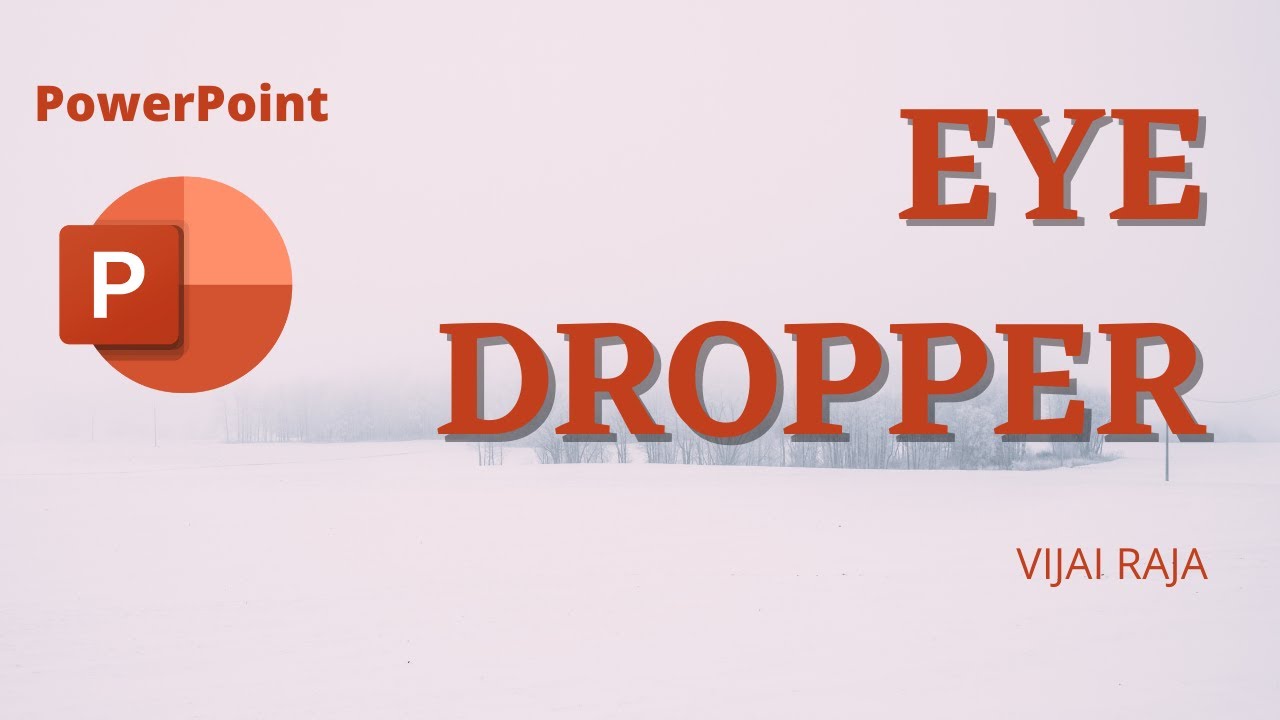 How to Use Eye Dropper Tool in PowerPoint YouTube