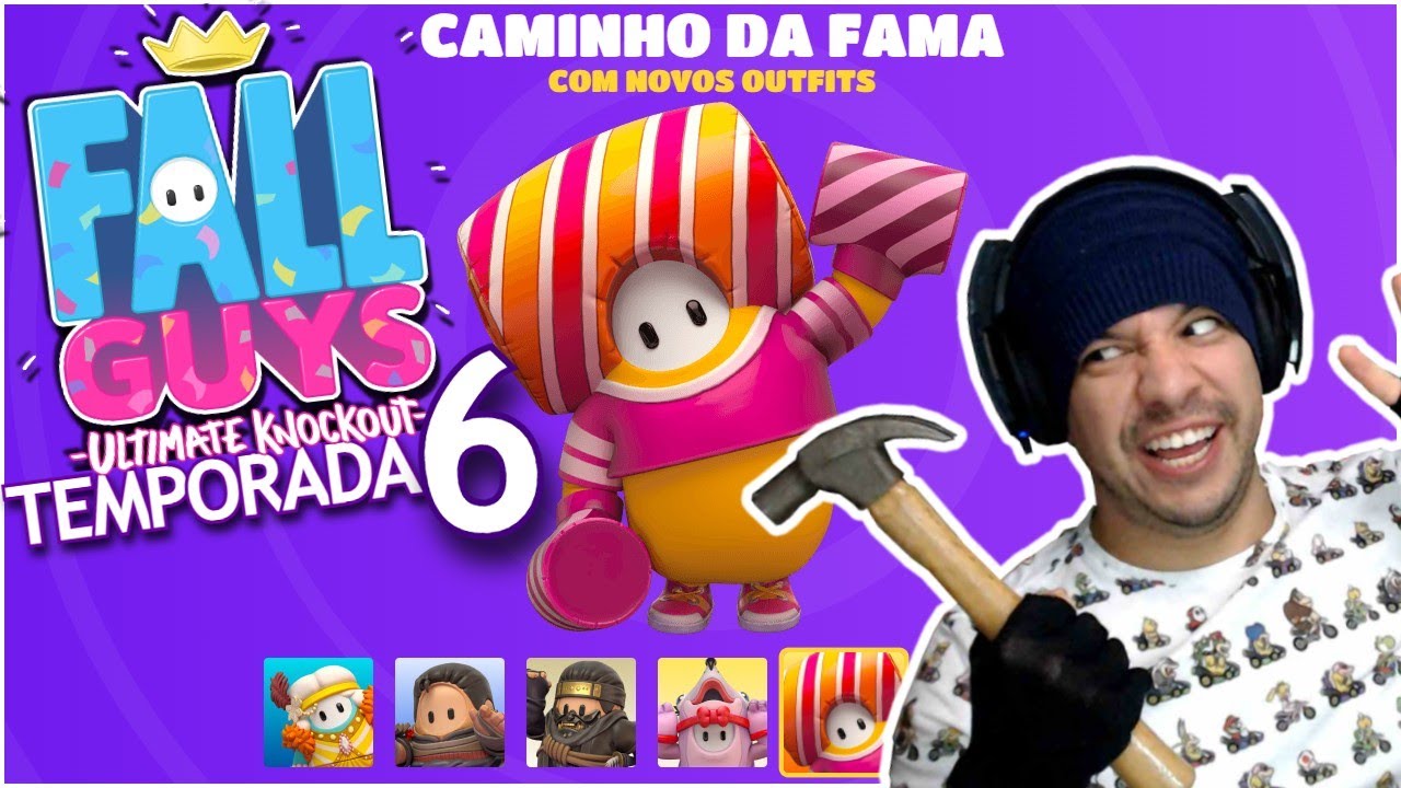 Fall Guys - Passe de Batalha da Temporada 1 - recompensas, skins, trajes e  padrões