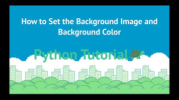 How to set  the background color and Image in Python Turtle. Beginners Tutorial