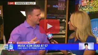 R Dub! and Prince Tribute on Purple 92.5 (Magic 92.5) on Fox 5 San Diego screenshot 4