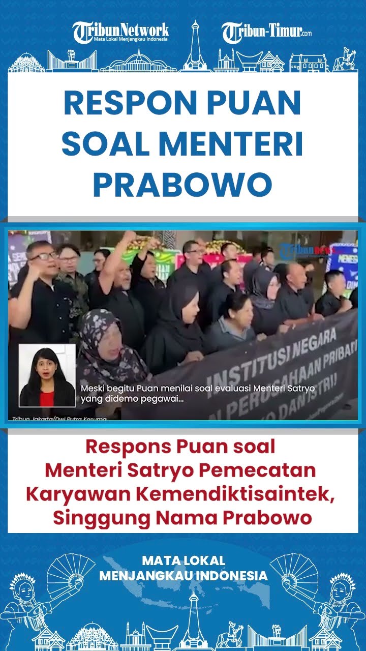 SHORT Puan Maharani Singgung Nama Prabowo Usai Kasus Menteri Satryo Buat Geger Publik!