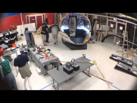 Full Scale Falcon Project - Space and Rocket Center assembly timelapse