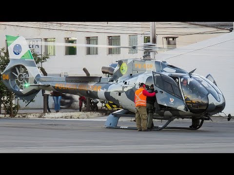 [HD] Eurocopter EC130 B4 (PR-BOP) Takeoff