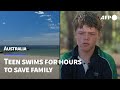 Australian teen powers through sea for 4 hours to save stranded family | AFP