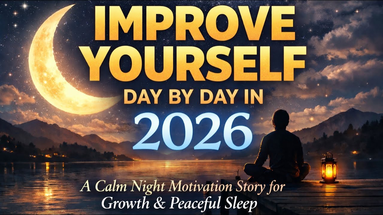 Improve Yourself Day by Day in 2026 | A Calm Night Motivation Story for Growth & Peaceful Sleep
