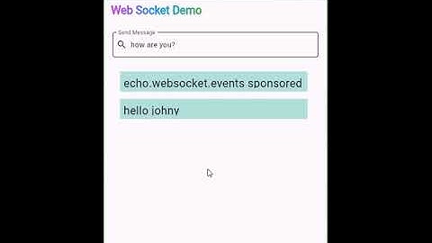 Web Socket Shots #flutter #websocket #shorts #shortsvideo #dart