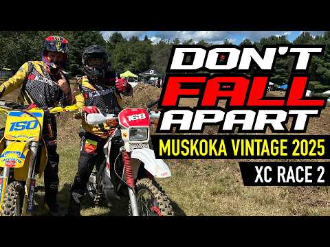 Can We Keep It Together? | Vintage Enduro Race 2 | Yamaha DT200R vs Suzuki RM125