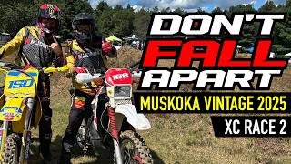 Can We Keep It Together? | Vintage Enduro Race 2 | Yamaha DT200R vs Suzuki RM125