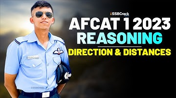 AFCAT 1 2023 Exam Reasoning 45 Days Crash Course - Direction & Distances