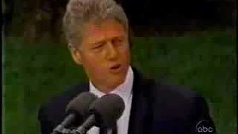 Richard Nixon Funeral (7): President Bill Clinton'...