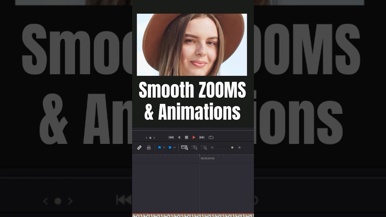 Create Buttery Smooth Zooms & Animations - DaVinci Resolve 20