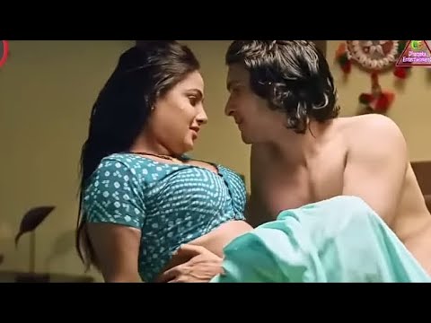 devar bhabhi hot kissing romance bedroom | husband wife hot kissing movie