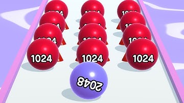 Ball Run 2048 💸🎱🏀 MAX LEVELS!! All Levels Gameplay Walkthrough Android, iOS NEW UPDATE