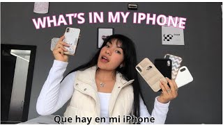 WHAT’S IN MY IPHONE XS || Que hay en mi iPhone XS|| Valep