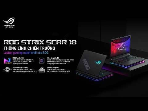 ASUS ROG Strix Scar 18 2026 RTX 5090 man Mini-LED 4K 240Hz ban tai Viet Nam