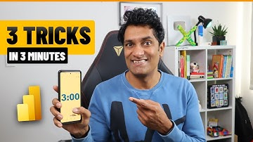 Improve your POWER BI Reports with 3 crazy tricks in 3 minutes 🕒