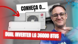 COMPACT AIR CONDITIONER IDEAL FOR LARGE SPACES: DUAL INVERTER LG 36000 BTUs