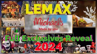 Lemax Michaels 2024 Exclusives Full Reveal + Deep Dive