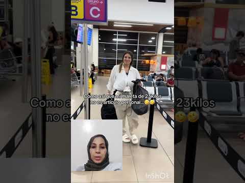 شفو كفاش دوزات 23كيلو من مطار بلا ما تخلص عليها بي طريقة مضحكة